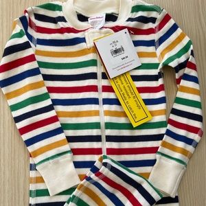 NWT HANNA ANDERSSON ORGANIC COTTON MULTI STRIPE SLEEPER